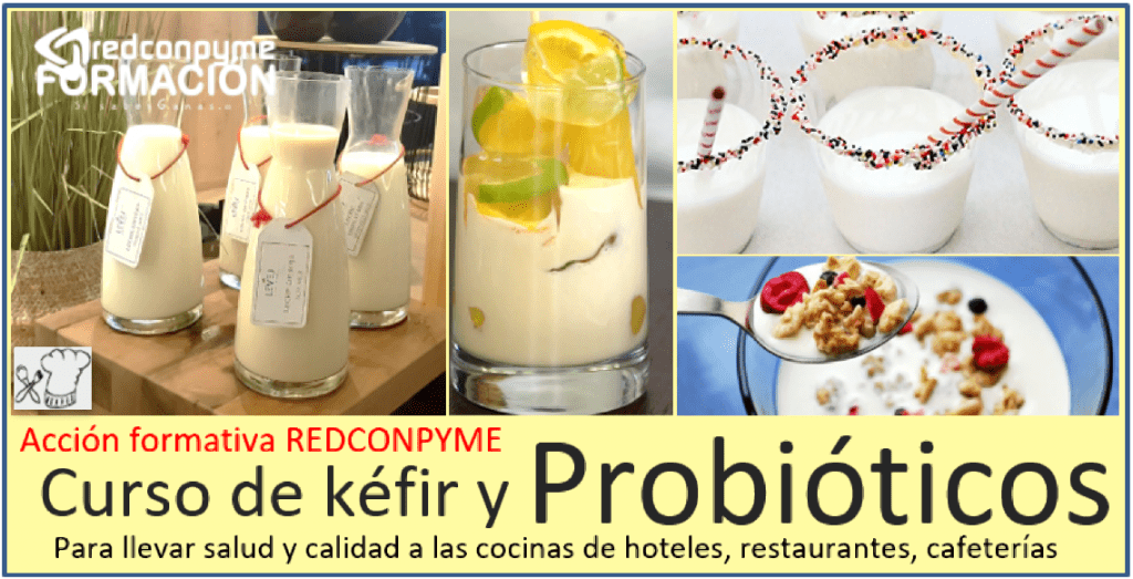 Curso de Kéfir y yogures probióticos para bufets y restaurantes